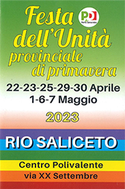 FESTA DELL'UNITA' PROVINCIALE DI PRIMAVERA