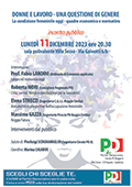 DONNE E LAVORO - UNA QUESTIONE DI GENERE.<br>La condizione femminile oggi - quadro economico e normativo