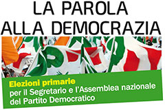 3 MARZO 2019 - PRIMARIE APERTE per l'elezione del SEGRETARIO e dell'ASSEMBLEA NAZIONALE