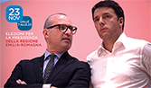 MATTEO RENZI e Stefano BONACCINI a Bologna per la chiusura della campagna elettorale