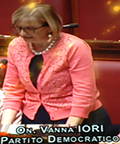 Intervento alla Camera dell\'On. Vanna Iori contro la violenza nei confronti delle donne